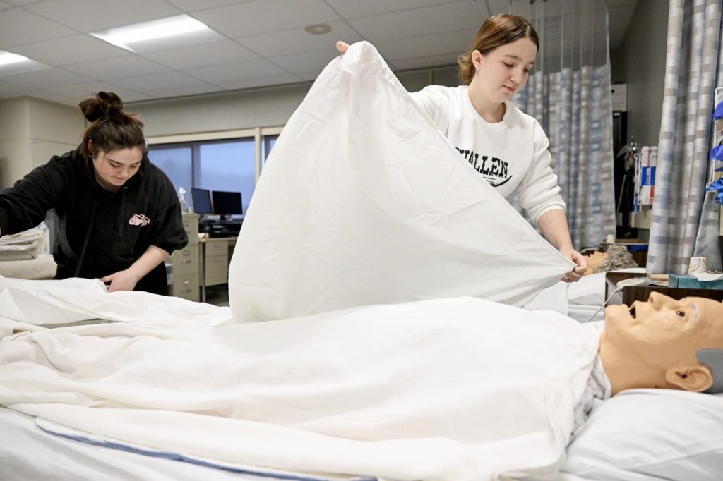 Students in Health Careers/Nurse Assistant Program at Northwest Tech Center