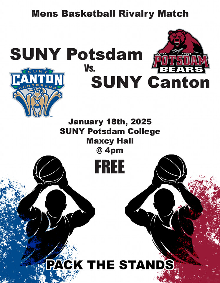 Heuvelton Student Designs Flyer for SUNY Potsdam Basketball Event