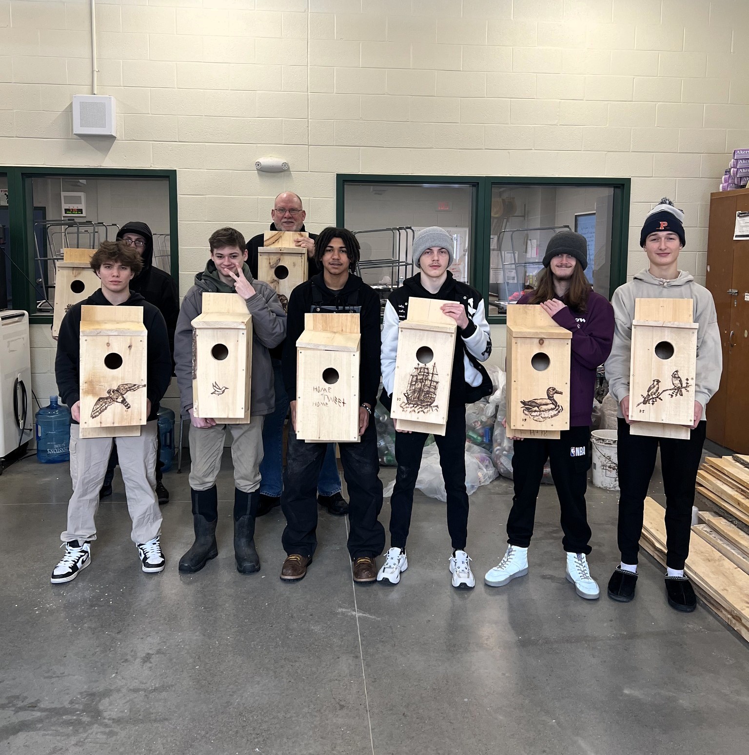 Students Aid Kestrel Restoration with Handcrafted Nesting Boxes